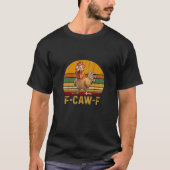 F-Caw-F Chicken Humor Essential Minimal Clean T-Shirt (Vorderseite)