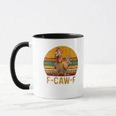 F-Caw-F Chicken Humor Essential Minimal Clean Tasse (Links)