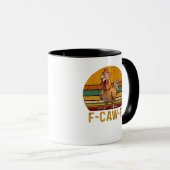 F-Caw-F Chicken Humor Essential Minimal Clean Tasse (VorderseiteRechts)
