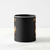 F-Caw-F-Chicken Lustig Trendig Tasse (Zentrum)