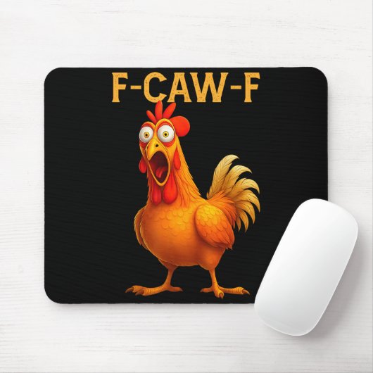 F Caw F Chicken Mousepad (Mit Mouse)