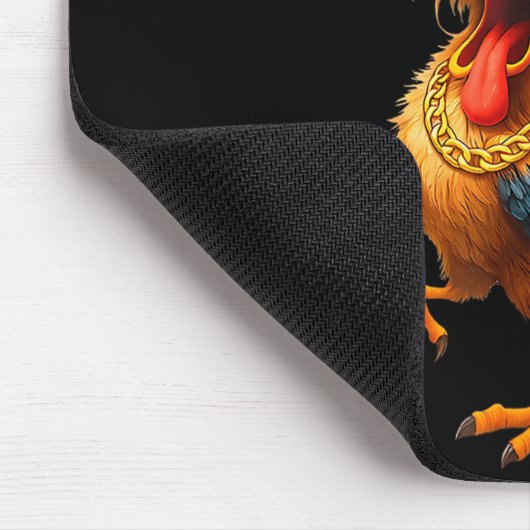 F-caw-f Chicken Quote Rooster Meme Mousepad (Ecke)