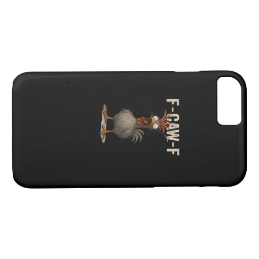 F-Caw-F Chicken Retro Classic Case-Mate iPhone Hülle (Rückseite (Horizontal))