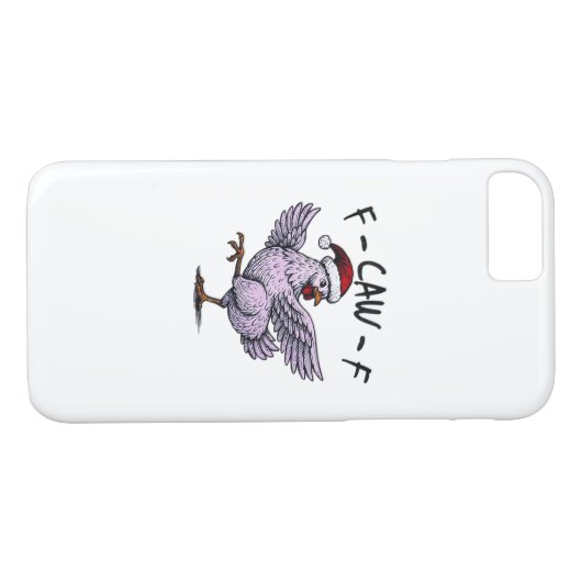 F-Caw-F Chicken Retro Classic Case-Mate iPhone Hülle (Rückseite (Horizontal))