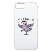 F-Caw-F Chicken Retro Classic Case-Mate iPhone Hülle (Rückseite)