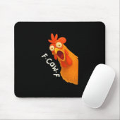 F-Caw-F Chicken Retro Classic Mousepad (Mit Mouse)