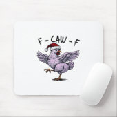 F-Caw-F Chicken Retro Classic Mousepad (Mit Mouse)