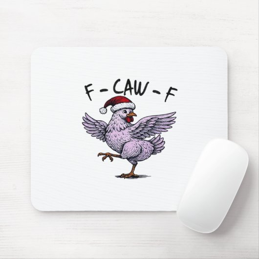 F-Caw-F Chicken Retro Classic Mousepad (Mit Mouse)