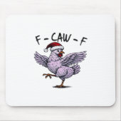 F-Caw-F Chicken Retro Classic Mousepad (Vorne)