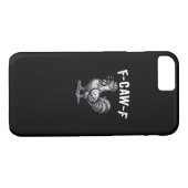 F-Caw-F Chicken Retro Graphic Case-Mate iPhone Hülle (Rückseite (Horizontal))