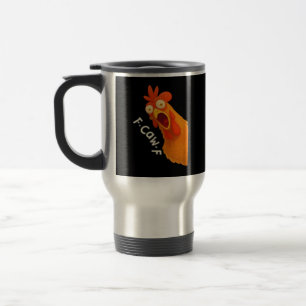 F-Caw-F Chicken Retro Klassiker Reisebecher