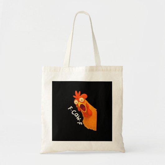 F-Caw-F Chicken Retro Klassiker Tragetasche (Vorne)