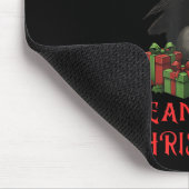 F-caw-f Christmas Crow Funny Goth Christmas Skull  Mousepad (Ecke)