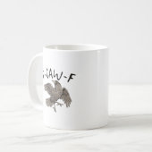 F-Caw-F Classic Aesthetic Casual Kaffeetasse (Vorderseite Links)