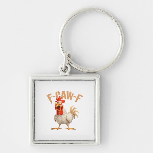 F-Caw-F Classic Aesthetic Style Schlüsselanhänger (Vorne)