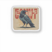 F-Caw-F Classic Classic Unique Aufkleber (Vorderseite)