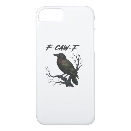 F-Caw-F Classic Cool Case-Mate iPhone Hülle (Rückseite)