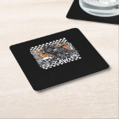 F-Caw-F Classic Cool Rechteckiger Pappuntersetzer (angewinkelt)