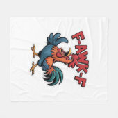 F-Caw-F Classic Cool Unique Fleecedecke (Vorderseite (Horizontal))