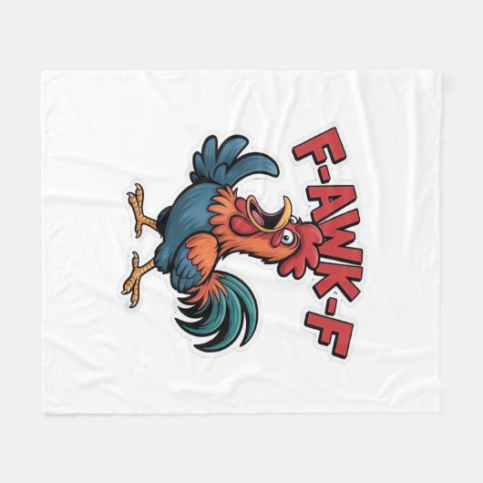 F-Caw-F Classic Cool Unique Fleecedecke (Vorderseite (Horizontal))