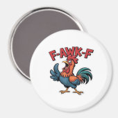 F-Caw-F Classic Cool Unique Magnet (Vorderseite/Rückseite)