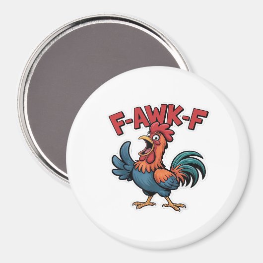 F-Caw-F Classic Cool Unique Magnet (Vorderseite/Rückseite)