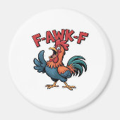 F-Caw-F Classic Cool Unique Magnet (Vorne)