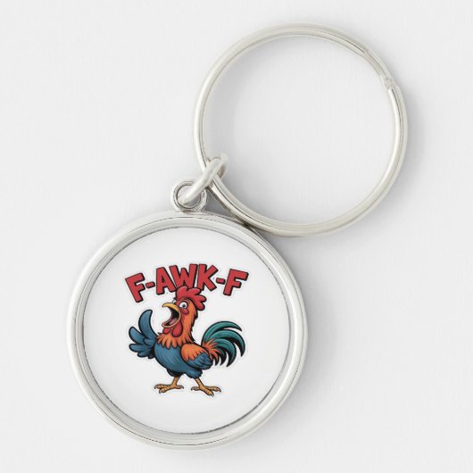 F-Caw-F Classic Cool Unique Schlüsselanhänger (Vorne)