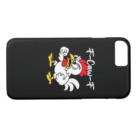 F-Caw-F Classic Creative Casual Case-Mate iPhone Hülle (Rückseite (Horizontal))