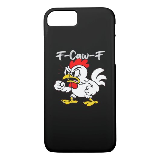 F-Caw-F Classic Creative Casual Case-Mate iPhone Hülle (Rückseite)