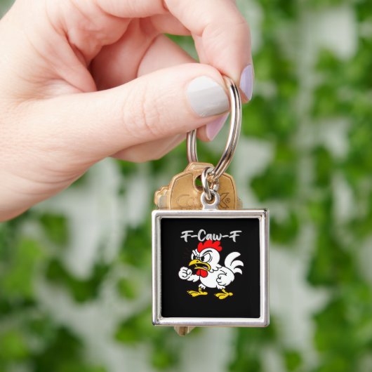 F-Caw-F Classic Creative Casual Schlüsselanhänger (Hand)