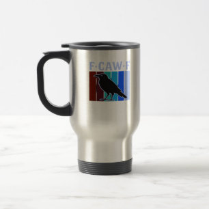 F-Caw-F Classic Creative Grafik Reisebecher