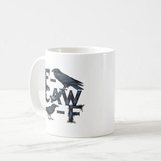 F-Caw-F Classic Creative Style Kaffeetasse (Vorderseite Links)