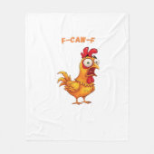 F-Caw-F Classic Funny Quote Fleecedecke (Vorderseite)