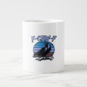 F-Caw-F Classic Funny Retro Jumbo-Tasse (Vorderseite)