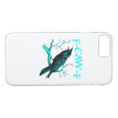 F-Caw-F Classic Funny Trendy Case-Mate iPhone Hülle (Rückseite (Horizontal))