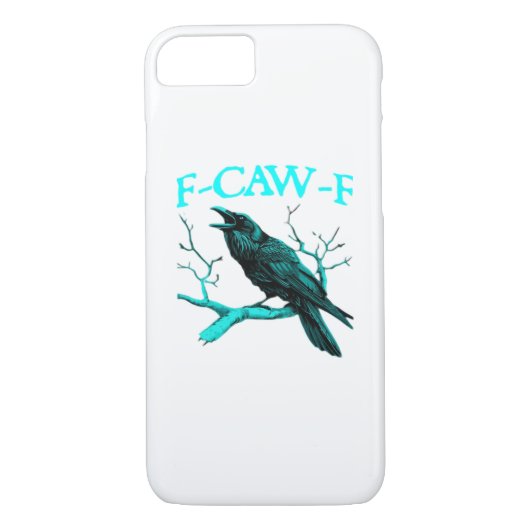 F-Caw-F Classic Funny Trendy Case-Mate iPhone Hülle (Rückseite)