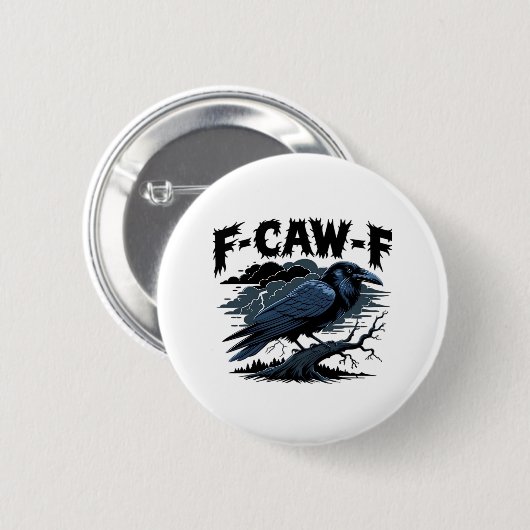 F-Caw-F Classic Minimal Clean Button (Vorne & Hinten)