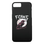 F-Caw-F Classic Minimal Clean Case-Mate iPhone Hülle (Rückseite)