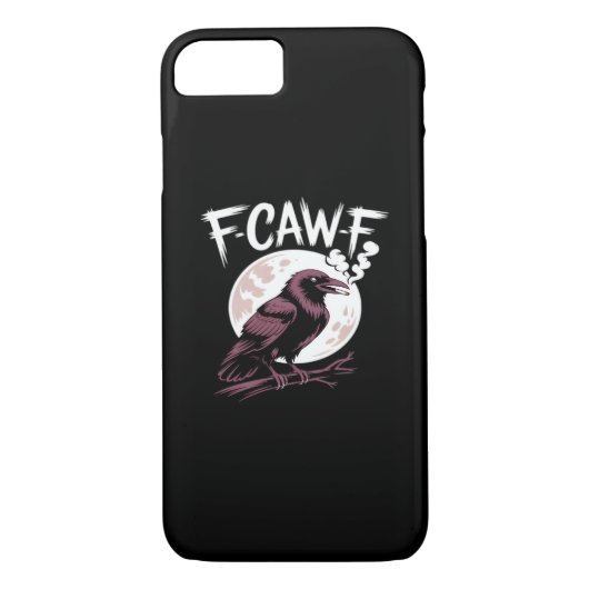 F-Caw-F Classic Minimal Clean Case-Mate iPhone Hülle (Rückseite)