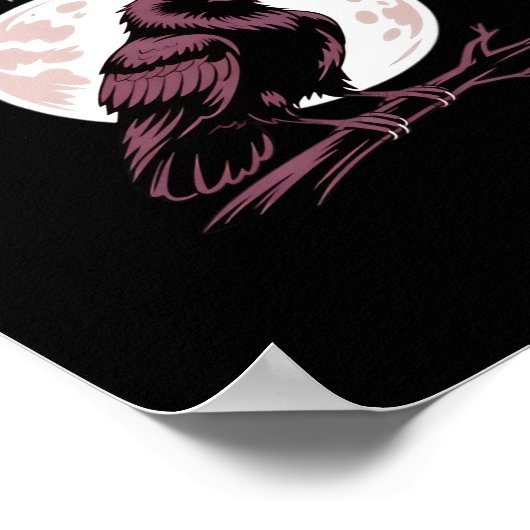 F-Caw-F Classic Minimal Clean Poster (Ecke)