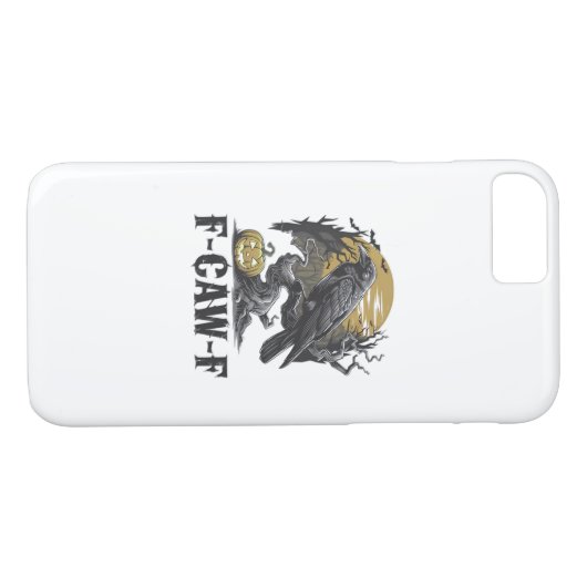 F-Caw-F Classic Minimal Design Case-Mate iPhone Hülle (Rückseite (Horizontal))