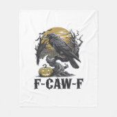F-Caw-F Classic Minimal Design Fleecedecke (Vorderseite)