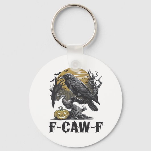 F-Caw-F Classic Minimal Design Schlüsselanhänger (Vorderseite)