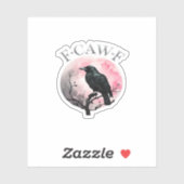 F-Caw-F Classic Retro Cool Aufkleber (Blatt)