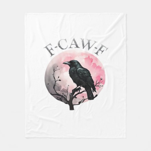 F-Caw-F Classic Retro Cool Fleecedecke (Vorderseite)