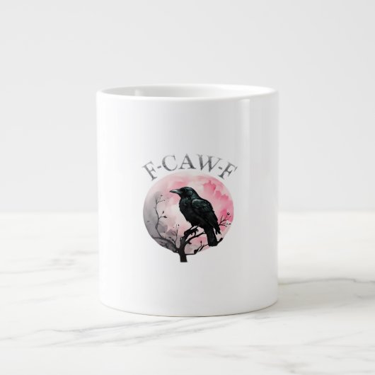 F-Caw-F Classic Retro Cool Jumbo-Tasse (Vorderseite)