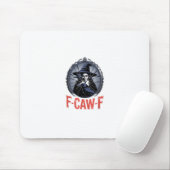 F-Caw-F Classic Retro Graphic Mousepad (Mit Mouse)