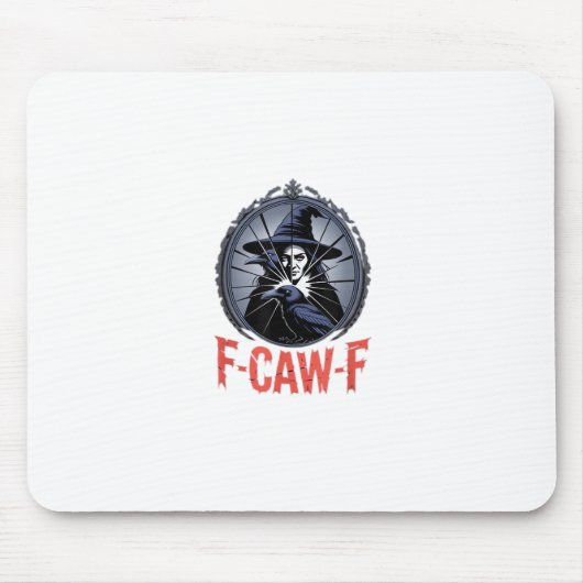 F-Caw-F Classic Retro Graphic Mousepad (Vorne)