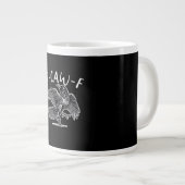 F-Caw-F Classic Retro Jumbo-Tasse (Vorderseite Rechts)